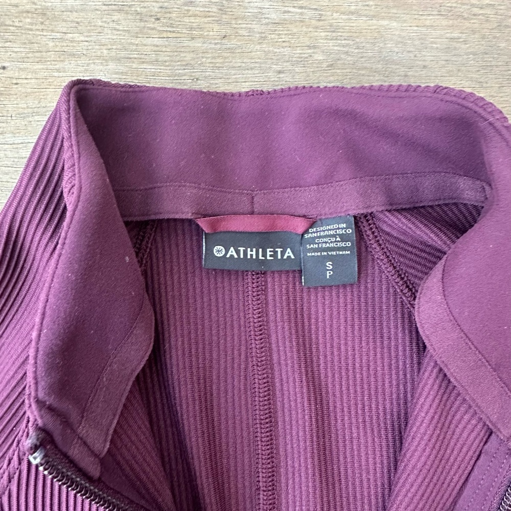 ATHLETA | plum jacket - Picture 3 of 6
